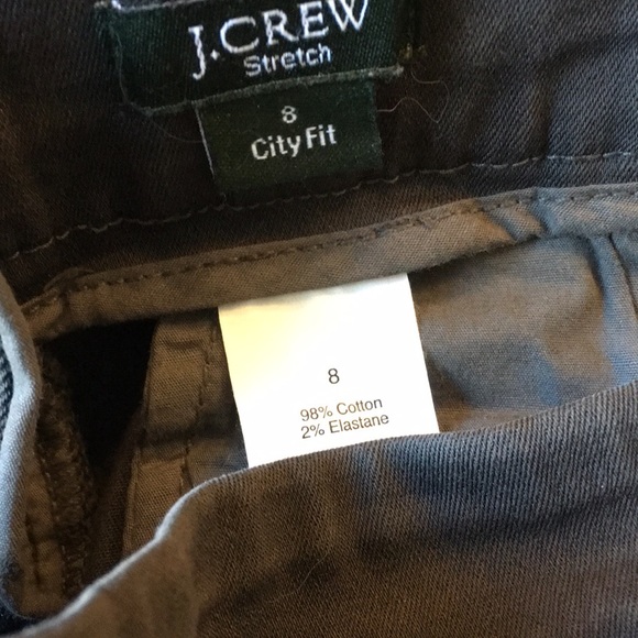 J. Crew Stretch Grey City Fit Pants. D/4/A278 - Picture 6 of 6
